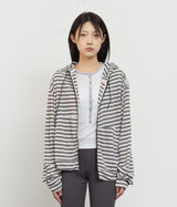 Robe Striped Zip Hoodie