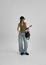 [MADE] Demure Mid-Rise Denim Pants