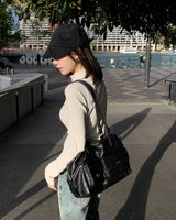[ORIGINAL] Shara Double Pocket Leather Tote Bag