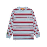 ハッピーラインズ ロングスリーブTシャツ_ブルー