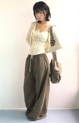 Basic Leaf Banding Pants