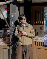 Woven Patch Pigment Work Jacket
