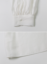 [SHOPPERMADE] MK モダールパフタイブラウス (3color)