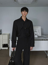 ASCLO Crossbody Belt Shirt (3color)