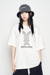 25SS LINE POINT BUCKET HAT CHARCOAL