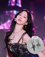  [Aespa Karina, IVE Gaeul Piercing] Sparkle Sparkle Huggies Piercing