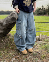 Denver Multi Cargo Denim Pants