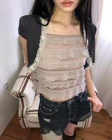 Multe Bolero Short Sleeve T-Shirt