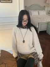 Lorne Soft Airy Raglan Long Sleeve Knit