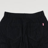 SHIRRING LONG PANTS BLACK
