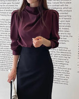 Matune Slit Span Mermaid Skirt