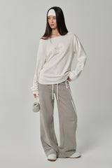 Reset routine loose top, White