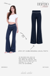 Cony Fit Flare Banding Casual Pants