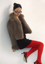 [MADE] Kubinti High Neck Fleece Fur Jacket
