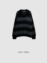 LEAF COLLAR KNIT