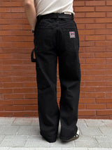 Dying patch carpenter denim