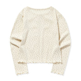 RIBBON PUNCHING CARDIGAN_CREAM