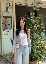 BT Linen Round Simple Knit Cardigan (10color)