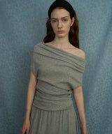 Comfort off-shoulder top_gray