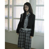 Frill Trim Cropped Jacket