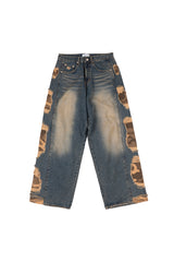 Keren Damage Camo Denim