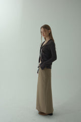 TWIST PEARL KNIT_CHARCOAL