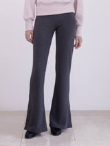 Classic slit Bootcut Pant (CHARCOAL)