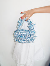 Ruffle tote sac