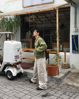 No.1412トラッカーウォッシュドニットカーディガン