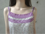 butterfly lace sleeveless