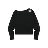 BEON ONE SHOULDER KNIT (2COLOR)