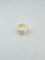  [Formica] Star Stud ring (Ivory) 