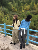 ツイストアウトリベットパンツ(2color)