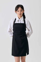ODE BUCKLE MINI DRESS / BLACK