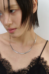 Rhombus line necklace
