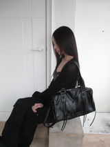 leather punky strap bag