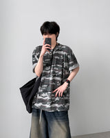ホーンリバーシブル半袖Tシャツ