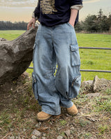 Denver Multi Cargo Denim Pants
