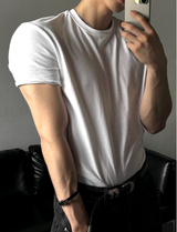 Crop muscle fit t-shirt 
