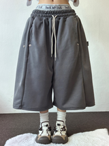 HIGH QUALITY🤎 SNAP BALLOON BERMUDA 🤍🤎🩶🖤5COLOR