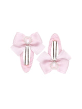 リトルヒメヘアーピン - ライトピンク (2pcs セット)
