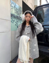 Cabin Toggle Oversized Fit Knit Cardigan