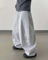 フォールデンピグメントバルーンパンツ