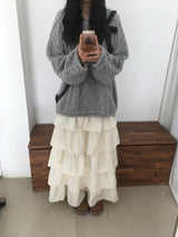 Twisted wool knit
