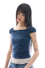 Blooming puff slim tee