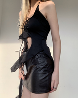 General Shirring Strap Top (Black)