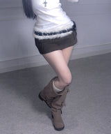 winty woolen skpt (3colors)