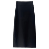  Still Line Long Maxi Banding Skirt (2 colors)