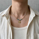Sun Vein Turquoise Necklace