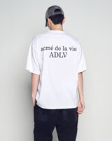 26SS フロッキングベーシックロゴ半袖Tシャツ